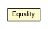 Package class diagram package MavenArtifactTest.Equality