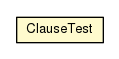 Package class diagram package ClauseTest